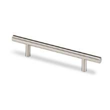 Afbeeldingen van Hettich stanggreep Hale, boorafstand 96, L 156 mm, H 35 mm, ø 12 mm, roestvrij staal finish geborsteld