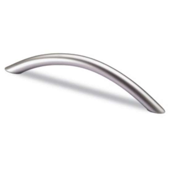 Afbeeldingen van Hettich Greep Nicia, boorafstand 96, L 112 mm, H 30 mm, ø 10 mm, Mat verchroomd