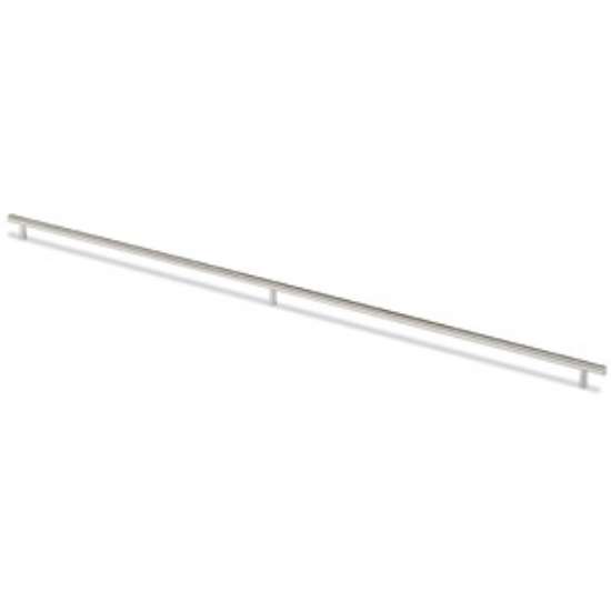 Afbeeldingen van Hettich stanggreep Salvia, boorafstand 720, L 1500 mm, H 35 mm, ø 14 mm, roestvrij staal geborsteld