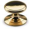 Afbeeldingen van Hettich Knop Sala, H 20 mm, ø 25 mm, messingkleurig glans