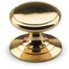 Afbeeldingen van Hettich Knop Sala, H 20 mm, ø 25 mm, messingkleurig glans