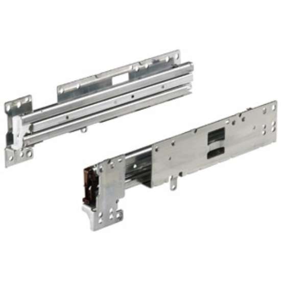 Afbeeldingen van Hettich Ladegeleiders Quadro Duplex 60 (set), Silent System compatibel, Push to open compatibel,  maat X  = 13mm, 372 mm, links en rechts