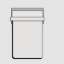 Afbeeldingen van Hettich Emmer 20 l, roestvrij staal, B x T x H 223 x 302 x 355 mm, voor afvalsysteem Bin.it Duo I, Bin.it Duo II