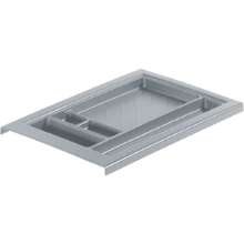 Afbeeldingen van Hettich Schrijfartikelenlade voor smalle container, 25 mm hoog, 280 / 292, Aluminiumkleurig