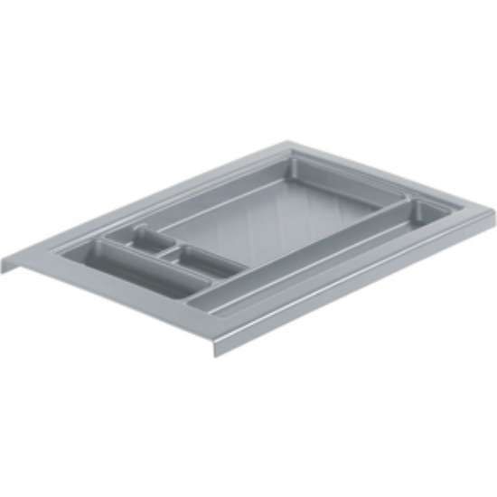 Afbeeldingen van Hettich Schrijfartikelenlade voor smalle container, 25 mm hoog, 280 / 292, Aluminiumkleurig