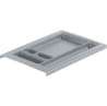 Afbeeldingen van Hettich Schrijfartikelenlade voor smalle container, 25 mm hoog, 280 / 292, Aluminiumkleurig