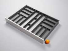 Afbeeldingen van Blum Bestekindeling Legrabox - corpusbreedte 1000mm en groter diepte 650mm - zijdewit OL.BA6510W1IND