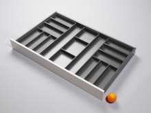 Afbeeldingen van Blum Bestekindeling Legrabox - corpusbreedte 1100mm en groter diepte 650mm - carbonzwart OL.BA6511S1IND