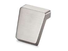 Afbeeldingen van Hettich Knop Milo, boorafstand 16, L 40 mm, B 41 mm, H 28 mm, roestvrij staal finish geborsteld