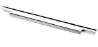 Afbeeldingen van Hettich Greeplijst Lamezia, L 895 mm, B 39 mm, glans verchroomd
