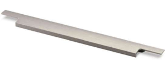 Afbeeldingen van Hettich Greeplijst Lamezia, L 1195 mm, B 39 mm, roestvrij staal finish geborsteld