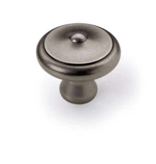 Afbeeldingen van Hettich Knop Fossa, H 35,5 mm, ø 40 mm, tinkleurig