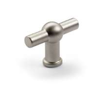 Afbeeldingen van Hettich Knop Altedo, L 50 mm, H 37 mm, roestvrij staal finish geborsteld
