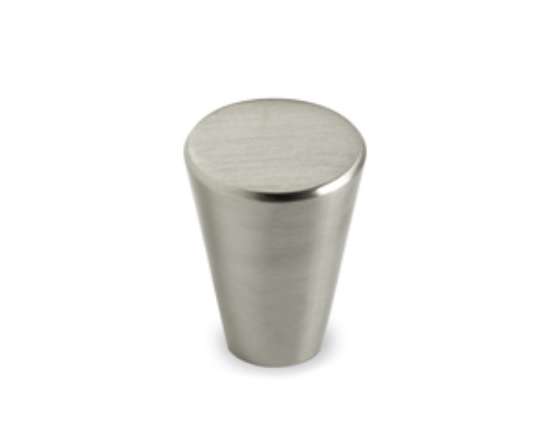 Afbeeldingen van Hettich Knop Onex, H 30 mm, ø 22 mm, roestvrij staal geborsteld