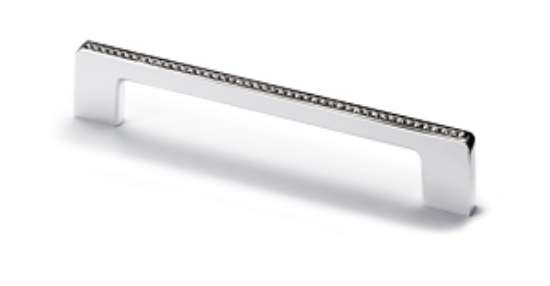 Afbeeldingen van Hettich Greep Opera, boorafstand 160, L 200 mm, B 8,5 mm, H 33 mm, glans verchroomd