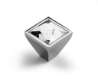 Afbeeldingen van Hettich Knop Sava, L 25 mm, B 25 mm, H 28 mm, glans verchroomd