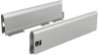 Afbeeldingen van Hettich ArciTech Ladezijwand, ladezijwand hoogte 126 x NL 300 mm, zilver, links