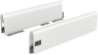 Afbeeldingen van Hettich ArciTech Ladezijwand, ladezijwand hoogte 126 x NL 400 mm, wit, rechts