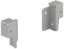 Afbeeldingen van Hettich Achterwandverbinder ArciTech 78 mm, zilver, links