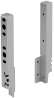 Afbeeldingen van Hettich Achterwandverbinder ArciTech 218 mm, zilver, links