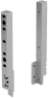 Afbeeldingen van Hettich Achterwandverbinder ArciTech  250 mm, zilver, links