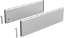 Afbeeldingen van Hettich TopSide ArciTech,  400 mm, (218/ 94, 250/126) zilver, links en rechts