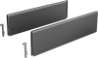Afbeeldingen van Hettich TopSide ArciTech,  650 mm, (218/ 94, 250/126) antraciet, links en rechts