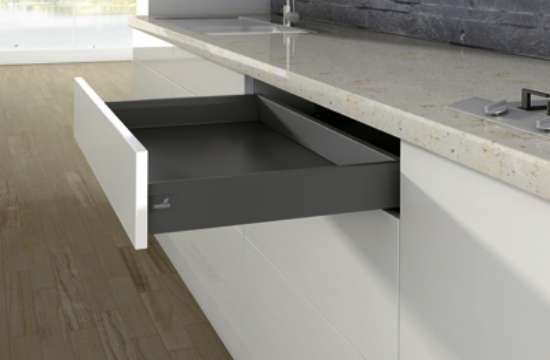 Afbeeldingen van Schuiflade Set H94 L400 Antraciet