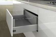 Afbeeldingen van Frontlade Set DesignSide H250/126 L650 Zilver