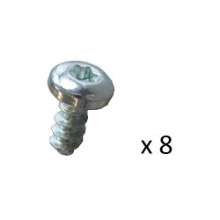 Afbeeldingen van Blum schroeven set TA'OR BOX - T10 Ø3,5x8mm 8 stuks - voor ladebodem-ondersteuning, koppeling of - diepteverstelling SET.SCR.V8