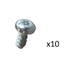Afbeeldingen van Blum schroeven set TA'OR BOX - T10 Ø3,5x8mm 10 stuks - voor ladebodem-ondersteuning, koppeling of - diepteverstelling SET.SCR.V10TAX