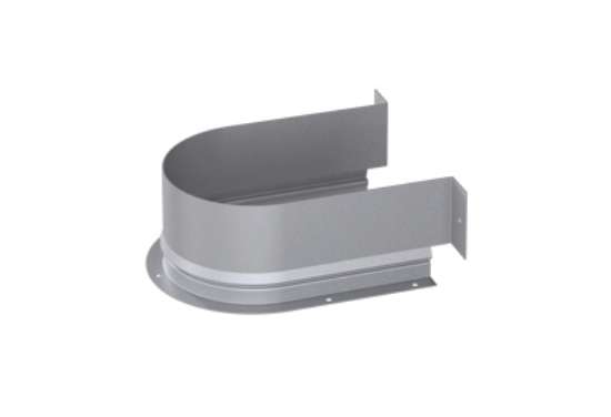 Afbeeldingen van Hettich Metalen omranding voor sifonuitsparing - rond, zilver