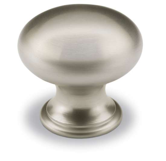 Afbeeldingen van Hettich Knop Cirpi, H 27 mm, ø 30 mm, roestvrij staal finish geborsteld