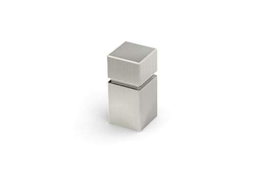 Afbeeldingen van Hettich Knop Arnum, L 10 mm, B 10 mm, H 25 mm, roestvrij staal geborsteld