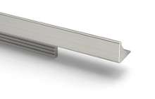 Afbeeldingen van Hettich Greeplijst Riaza, L 595 mm, B 12,5 mm, H 10 mm, roestvrij staal finish geborsteld