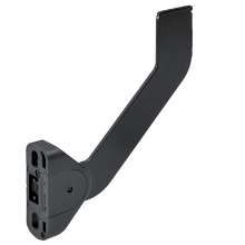 Afbeeldingen van Hettich Instelbare frontsteun voor hangmapregisterframes, staal, zwart, links/rechts