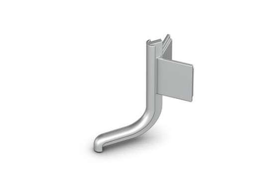 Afbeeldingen van Hettich Toebehoren Canis L buitenhoek 90°, B 34 mm, H 53,5 mm, Aluminiumkleurig