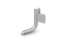 Afbeeldingen van Hettich Toebehoren Canis L buitenhoek 90°, B 34 mm, H 53,5 mm, Aluminiumkleurig
