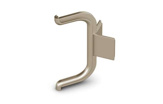 Afbeeldingen van Hettich Toebehoren Canis C buitenhoek 90°, B 34 mm, H 70 mm, roestvrij staal finish