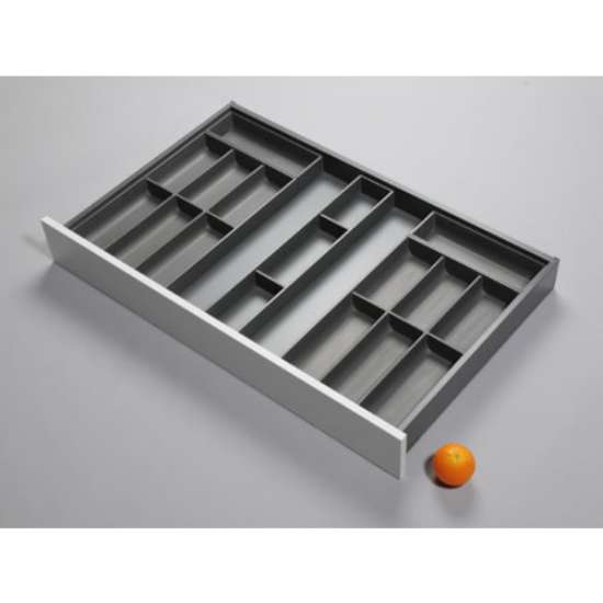 Afbeeldingen van Blum Bestekindeling Legrabox - corpusbreedte 1000mm en groter diepte 600mm - oriongrijs OL.BA6010O1IND