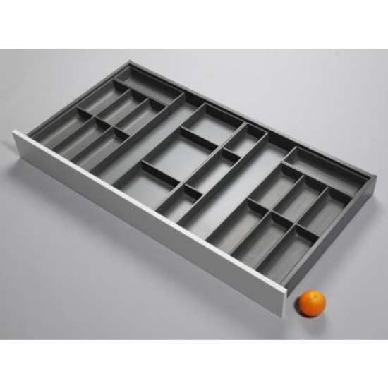Afbeeldingen van Blum Bestekindeling Legrabox - corpusbreedte 1200 en groter diepte 600mm - oriongrijs OL.BA6012O1IND