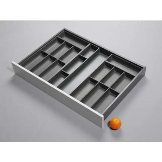 Afbeeldingen van Blum Bestekindeling Legrabox - corpusbreedte 900 en groter diepte 600mm - oriongrijs OL.BA6090O1IND