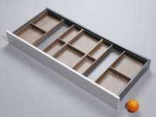 Afbeeldingen van Blum Bestekindeling voor werkbestek Legrabox - corpusbreedte 1100mm en groter diepte 450mm - houtdecor nebraska eik/oriongrijs OL.BH4511N2IND