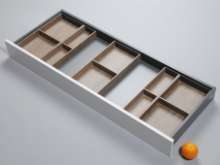 Afbeeldingen van Blum Bestekindeling voor werkbestek Legrabox - corpusbreedte 1200 en groter diepte 450mm - houtdecor tennessee noot/carbonzwart OL.BH4512T3IND