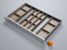 Afbeeldingen van Blum Bestekindeling voor werkbestek Legrabox - corpusbreedte 1000mm en groter diepte 600mm - houtdecor nebraska eik/oriongrijs OL.BH6010N3IND