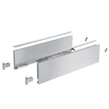 Afbeeldingen van Hettich AvanTech YOU Schuiflade 139 mm hoog, setverpakking x NL 450 mm, zilver, links en rechts