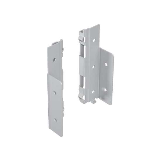 Afbeeldingen van Hettich AvanTech YOU Verbinder voor achterwandprofiel, systeemhoogte  139 , zilver, rechts