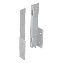 Afbeeldingen van Hettich AvanTech YOU Verbinder voor achterwandprofiel, systeemhoogte  187 , zilver, rechts