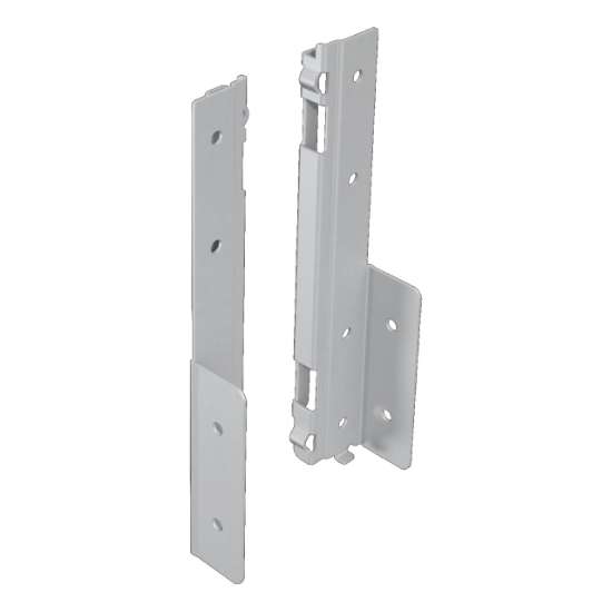 Afbeeldingen van Hettich AvanTech YOU Verbinder voor achterwandprofiel, systeemhoogte  187 , zilver, links