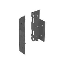 Afbeeldingen van Hettich AvanTech YOU Verbinder voor achterwandprofiel, systeemhoogte  139 , antraciet, links